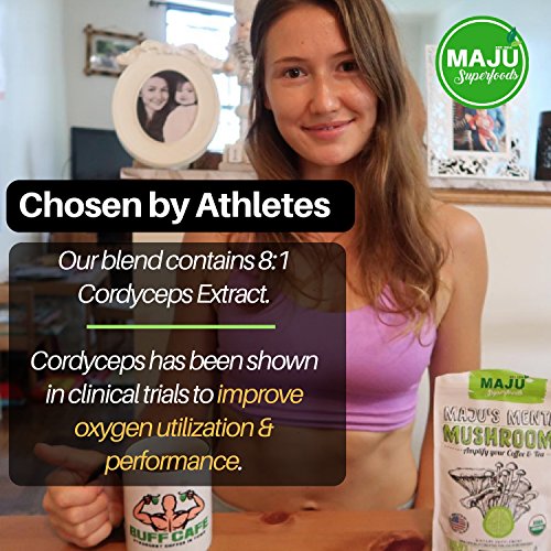 image for Maju Superfoods MAJU's Mental Mushroom Powder Extract, Strong Lions Ma