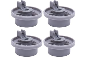 BlueStars 165314 Dishwasher Lower Rack Wheel Bosch Dishwasher Parts - Compatible for Bosch & Kenmore Dishwashers - Replaces 420198 423232 AP2802428 PS8697067 00420198 PS3439123 EAP3439123 - PACK OF 4