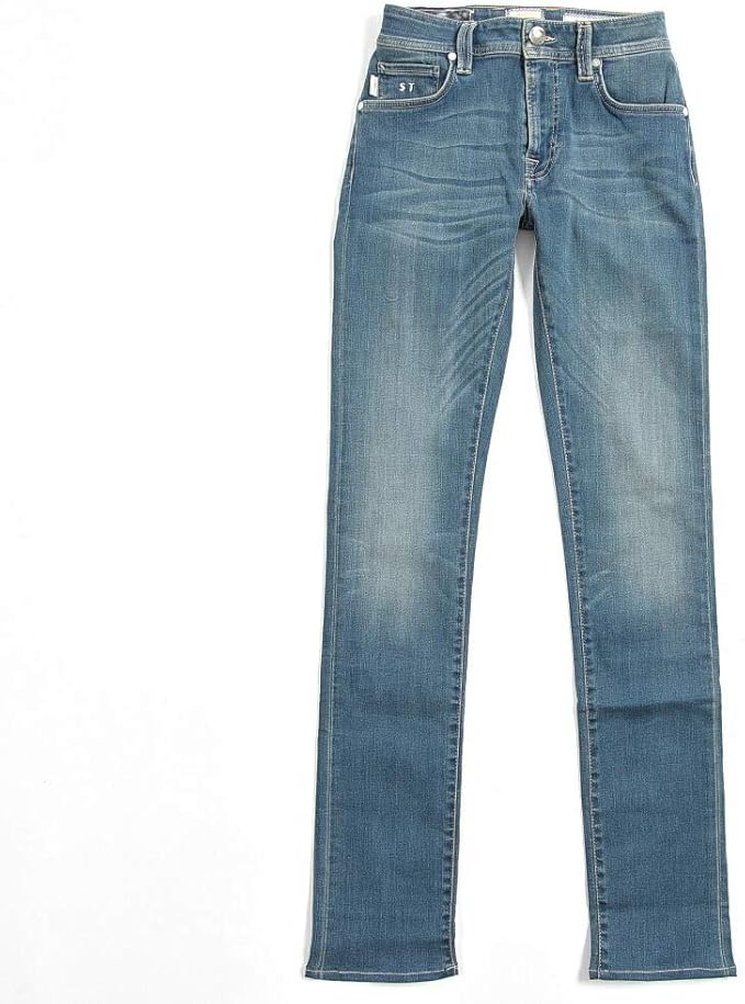 Amazon トラマロッサ 24 7 18month Leonardo Slim レオナルド スリム スーパーストレッチ デニム メンズ ジーンズ コットン ブルー イタリア ブランド ハンドメイド 29 並行輸入品 ジーンズ 通販