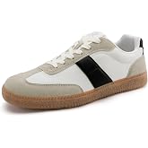 Rihero Men's Fashion Sneakers Comfortable Tennis Walking Shoes Lace-Up Non Slip Casual Sneakers
