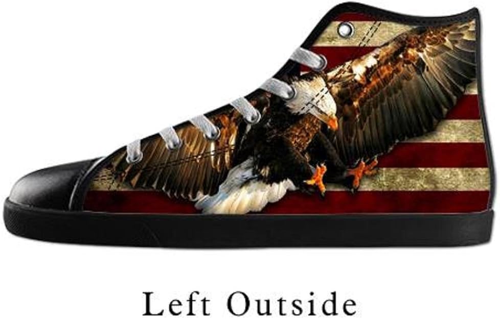 The American Flag And An Eagle Custom High