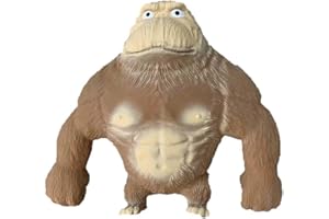 LOease Stress Relief Squeezing Monkey Toy, Stretchy Monkey Toy Tiktok, Stretch Gorilla Figure Squishy Toy, Kids and Adult Stress Relief Toys, Soft Gorilla Toy