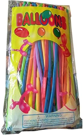 Amazon Mecoco バルーンアート 100本セット 風船 空気入れセット 細長風船 長いマジークバルーン ロング マジック ウェディング ペンシルバルーン 誕生日 結婚式 飾り ロングバルーンデコレーション 風船 バルーン おもちゃ