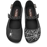 Spider Mary Jane Flats by Hot Chocolate Design
