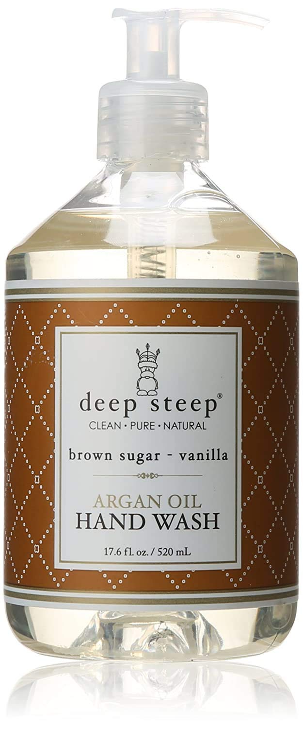 Deep Steep Argan Oil Liquid Hand Wash, Mango Papaya, 17.6 Fluid Ounce : Beauty