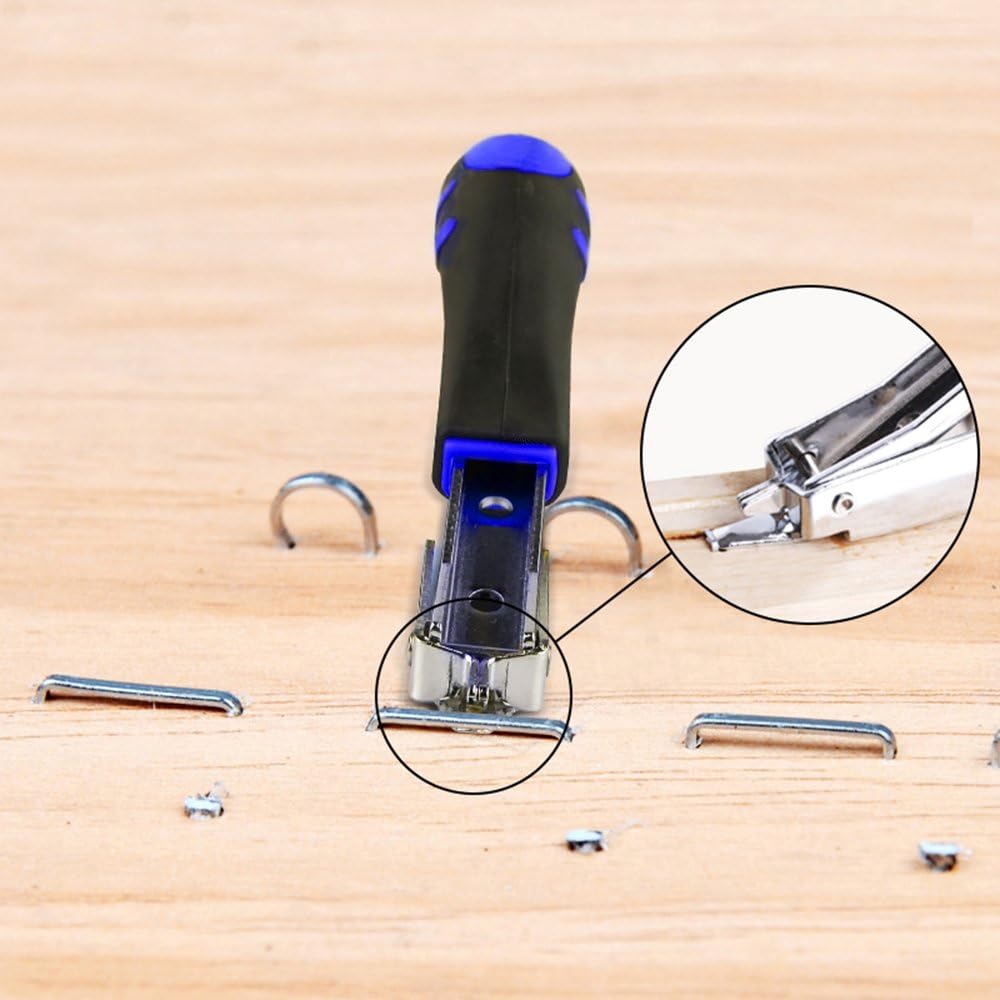 WolfWill Upholstery and Construction Heavy Duty Staple Remover Tack Lifter Office Claw Tools Blue: Home Improvement