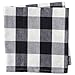 DII Buffalo Check Collection, Classic Farmhouse Cloth Napkin Set, 20x20, Black & White, 6 Piece
