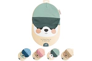 Sleepy Hat The Original Baby Sleep Mask & Soft Eye Shade – Newborn, Sun Hat & Beanie – Travel & Baby Gifts