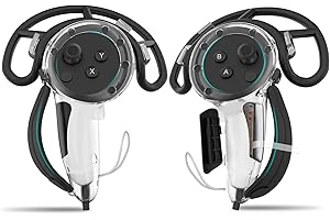 Vakdon Upgraded Controller Grips Compatible with Oculus/Meta Quest 3 Quest 3S Grip Cover, Anti Slip and Anti Drop Quest 3 Quest 3S Handle Grips with Battery Opening Cover and Adjustable Knuckle Straps