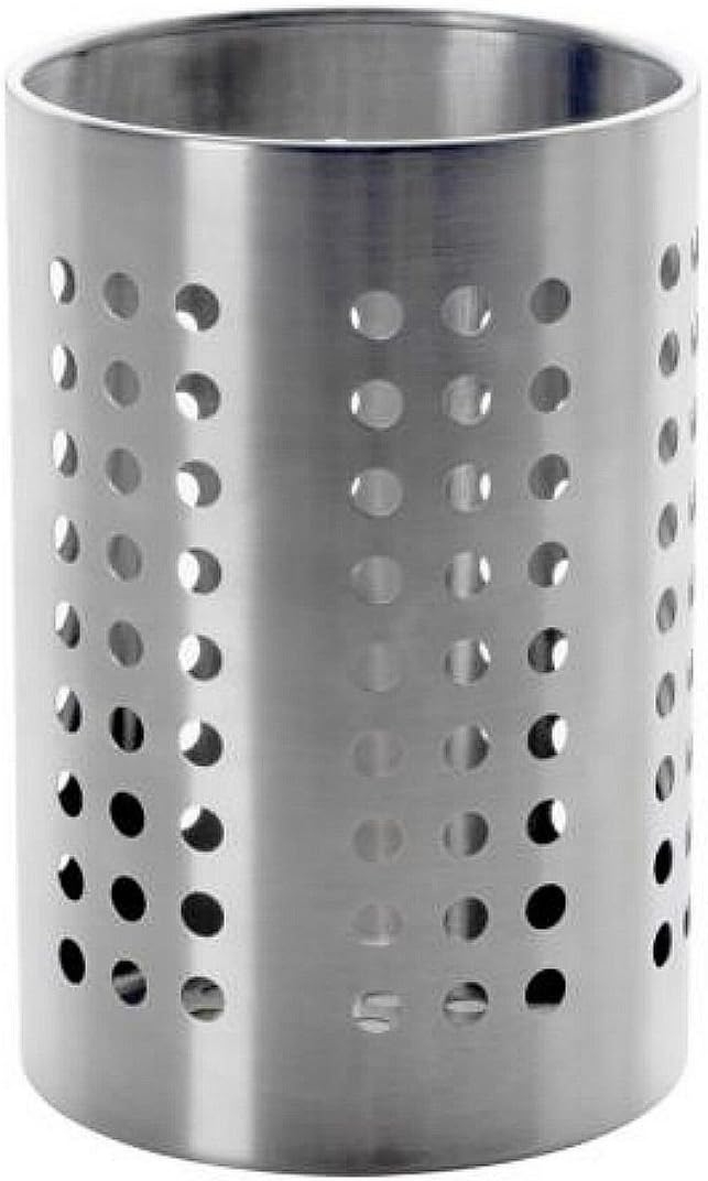 Large Kitchen Utensil Caddy IKEA ORDNING Stainless Steel Cooking Tools Holder