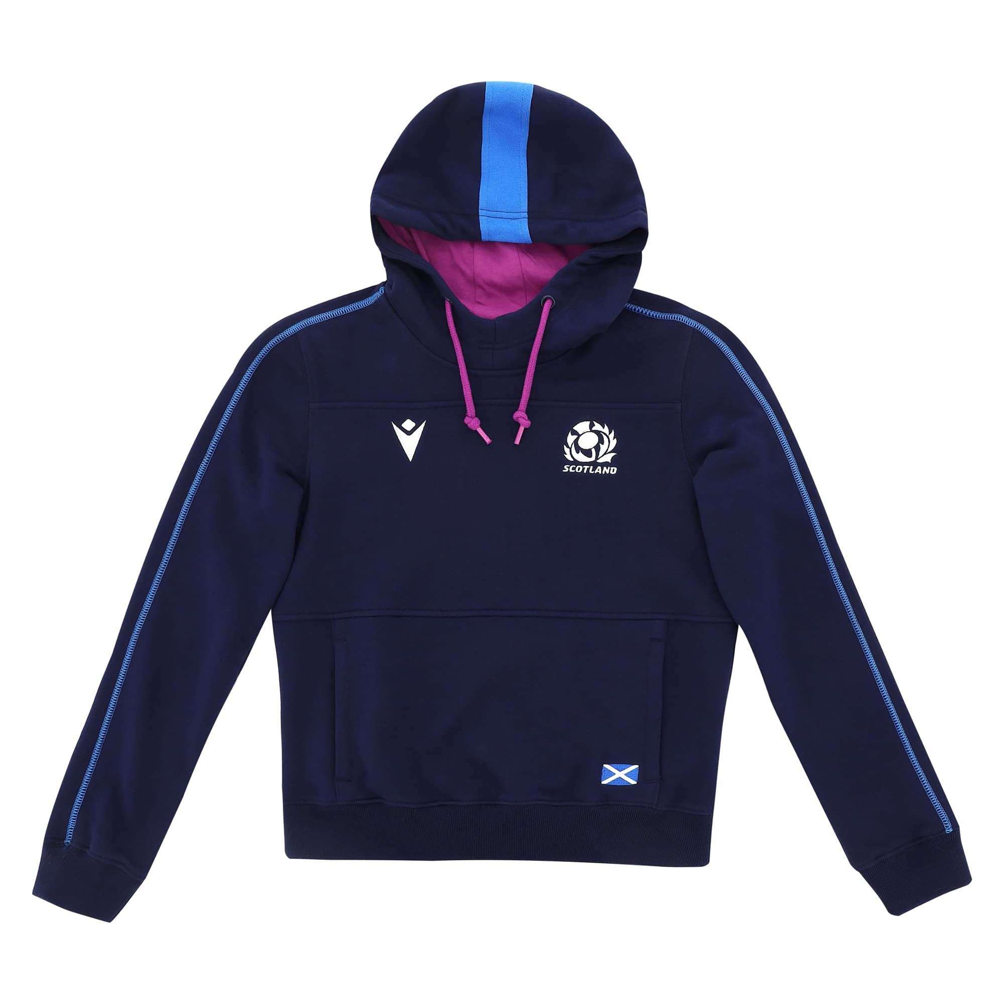 scotland rugby 2021/22 junior kangaroo pouch hoody