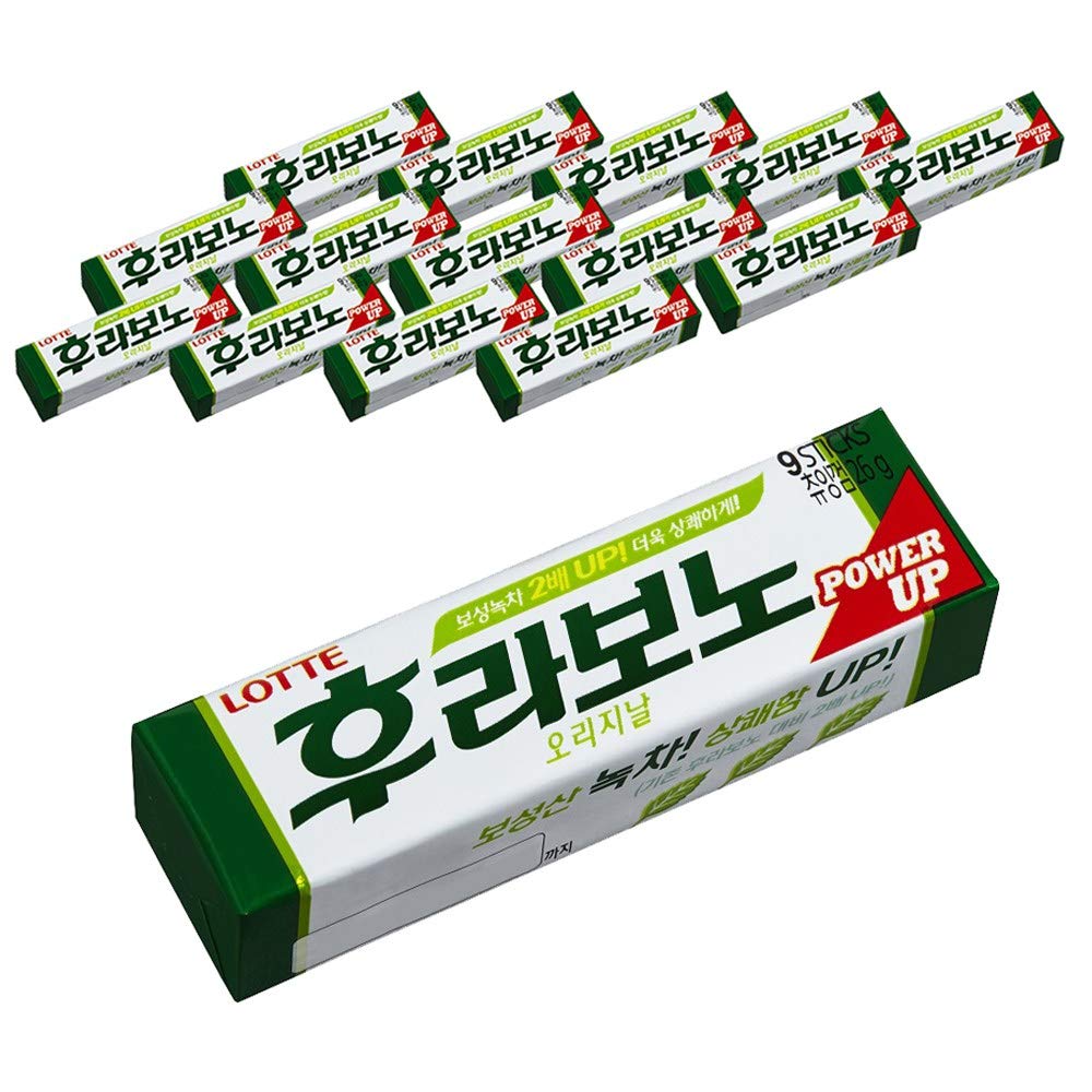 Lotte Flavono Original Chewing Gum 26g Pack of 12