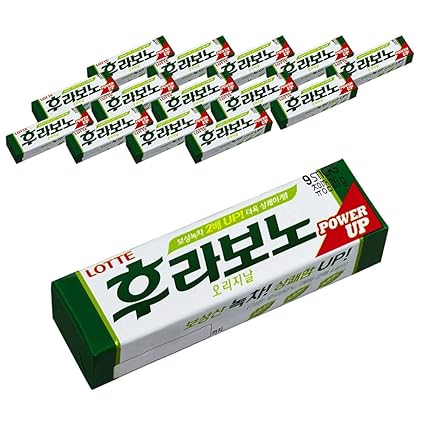 Lotte Flavono Goma De Mascar Original 0 92 Oz Paquete De 12 Caramelo Coreano Goma De Mascar Contiene Te Verde Coreano Power Up Sabor Fresco Amazon Com Grocery Gourmet Food lotte flavono goma de mascar original