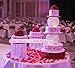 Forbes Favors ™ Single Acrylic Crystal Chandelier Cake Stand With Battery LED Lights for Wedding Cake, Anniversary or Special Occasion (Available in 6