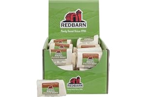 Redbarn Pet Products Small Filled Dog Bones, Peanut Butter Flavor - Long Lasting Stuffed Femur Chew Treat Made in USA for Aggressive Chewers - Case of 20 Bones