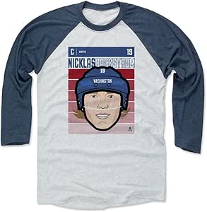 Amazon.com : 500 LEVEL Nicklas Backstrom Shirt - Washington Hockey Raglan Tee - Nicklas 