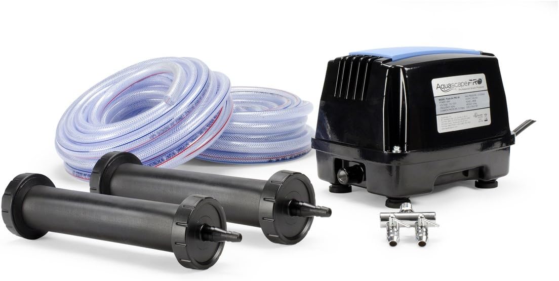 Aquascape Pro Air 60 Pond Aerator & Aeration Kit with Tubing & Self