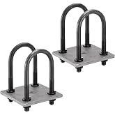 SPARKWHIZ 2,000 lbs Trailer U Bolt Kits, 1 Pack | for 1-3/4" Round Trailer Axle, 4-1/4" Long U Bolts, U Bolts Dia. 3/8"