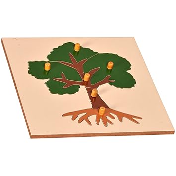 Kidken Montessori Tree Puzzle,Wooden Toys,Toys,Wooden Teaching aids,Educational Teaching aids