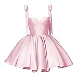 Bddhkw Homecoming Dress Satin Short Prom Dresses