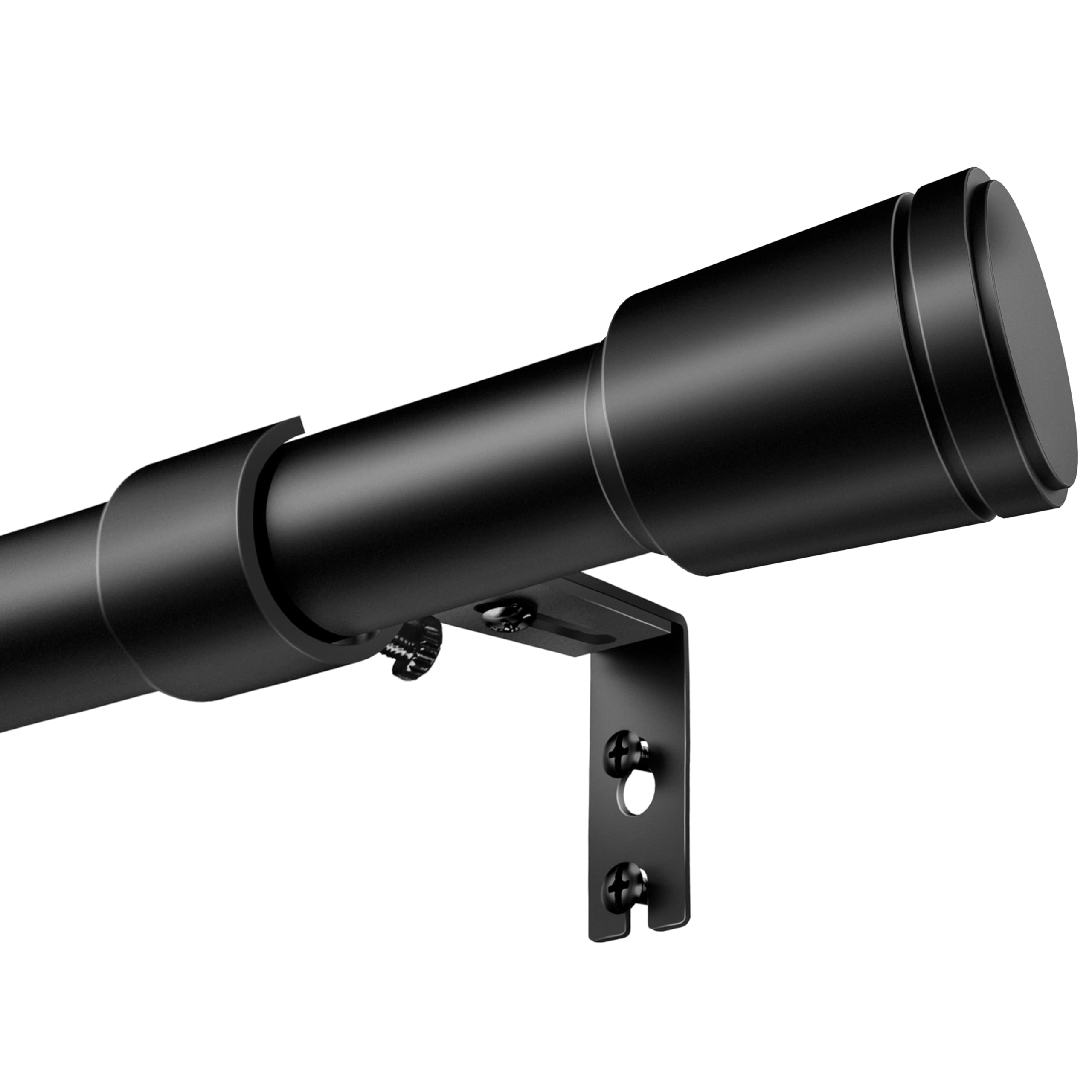 Photo 1 of 1” Diameter Silver Curtain Rods for Windows, 1 Pack 30-120 Inch Heavy Duty Window Rods, Long Adjustable Curtain Rod, Fits Most Standard Windows, Suitable for Bedroom, Living Room, Farmhouse