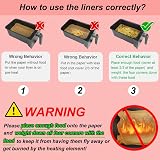 BYKITCHEN 150 Pcs Air Fryer Liners for Ninja Dual AF300UK AF400UK 9.5L view 3