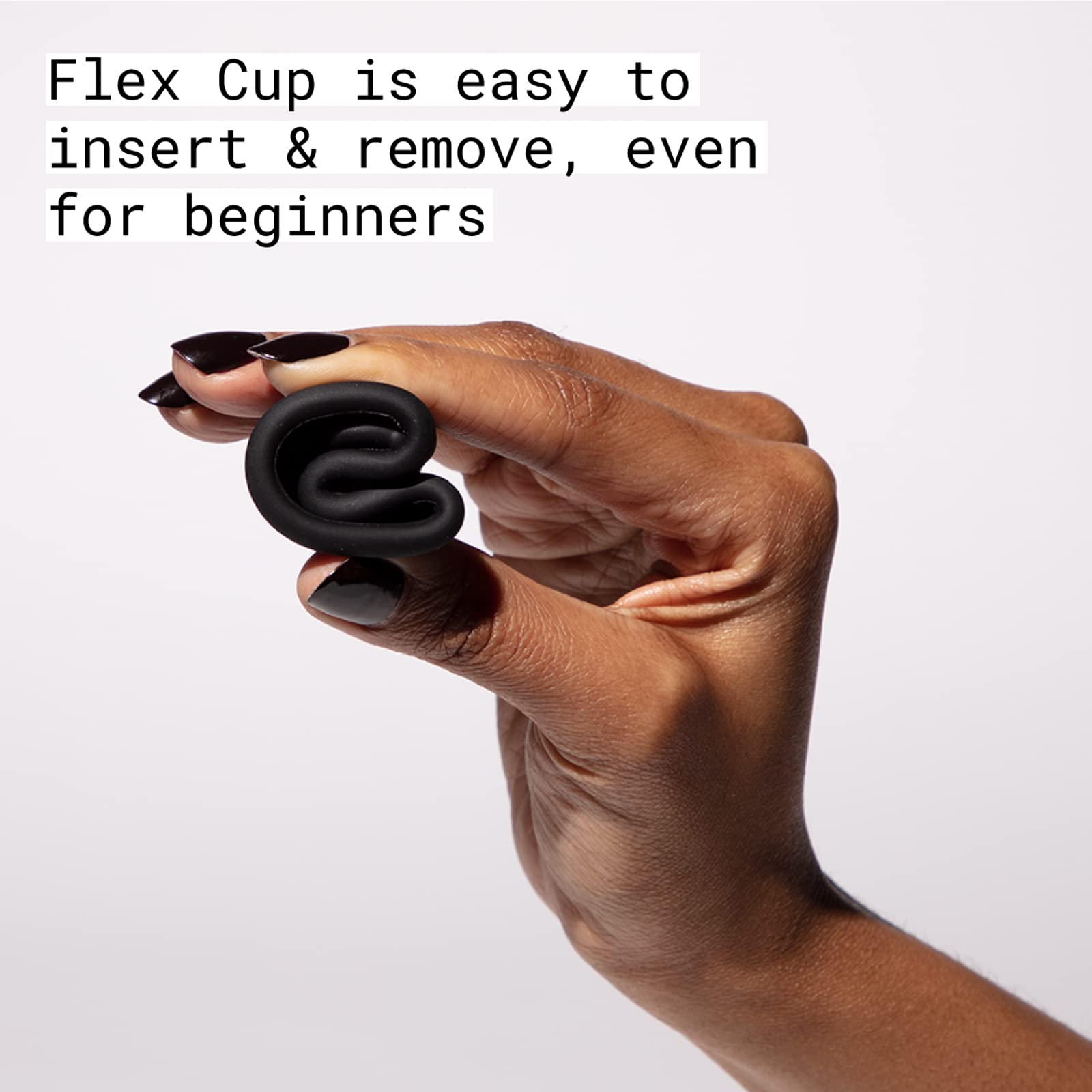 Flex Cup Starter Kit (Slim Fit - Size 01) | Reusable Menstrual Cup + 2 Free Menstrual Discs | Pull-Tab for Easy Removal | HSA or FSA Eligible | Capacity of 2 Super Tampons - Packaging May Vary