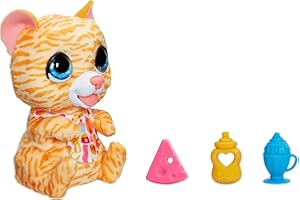 furReal Newborns Kitty Animatronic Plush Toy with Sound Effects, Interactive Pets for Kids Ages 4 and Up