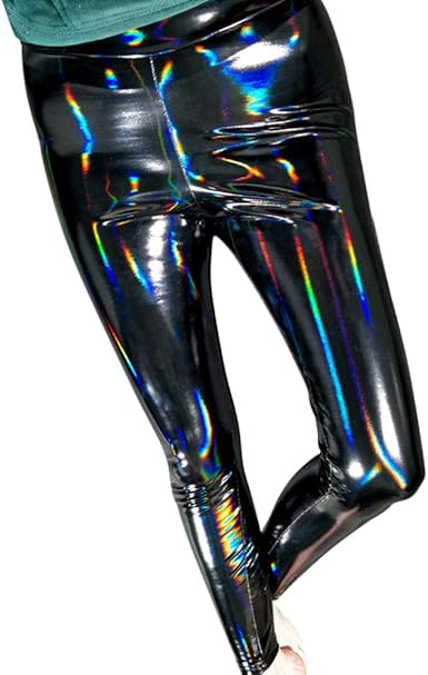 latex stretchy high waist pants