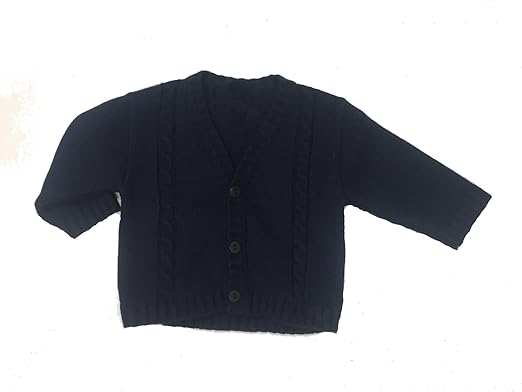 navy blue baby cardigan