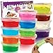 ChefSlime - Fluffy & Stretchy Mud Slime Putty | 12 Pack | Stress Relief, Non Sticky, Super Soft & Squishy Fun Sludge Toy for Kids and Adults - |Jumbo Pack | - 12 Pack