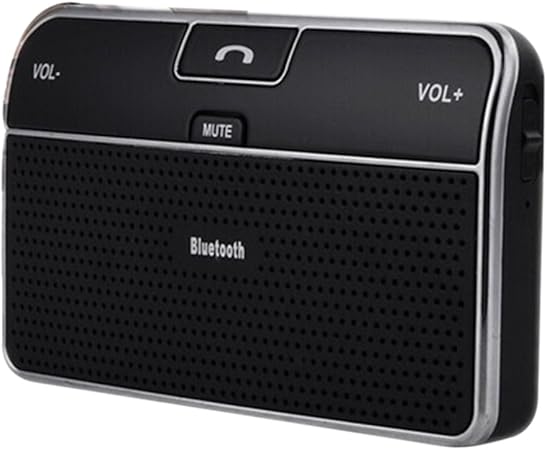 Amazon Sedeta カーキットのハンズフリーステレオワイヤレスbluetooth V4 0スピーカースピーカー Hdサウンドと低音付き 黒 携帯電話ホルダー 車 バイク