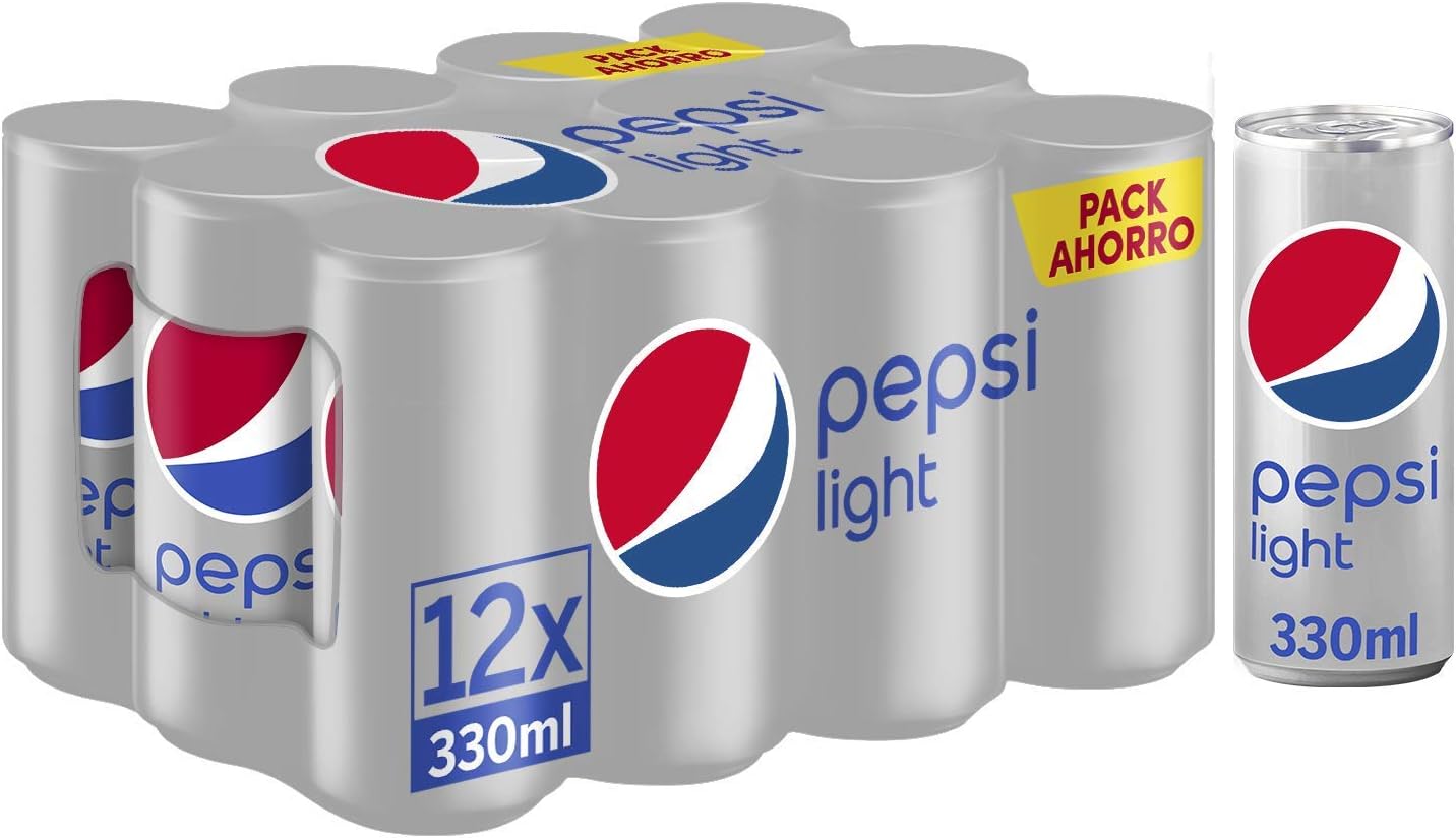 Pepsi - Light 12 x 330 ml Lata: Amazon.es: Alimentación y bebidas