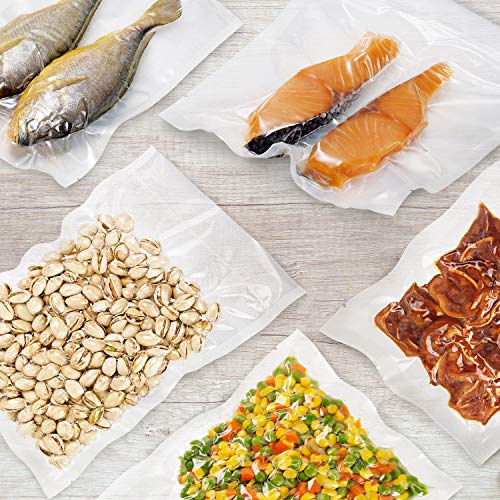 Bonsenkitchen 100 Quart Vacuum Sealer Bags for Food, BPA Free 8 x 12