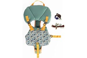 Level Six Puffer™ Infant Flotation Aid – 9–25 lb (4–12 kg) Baby Swim & Boating Vest – Soft Neoprene with Head Support Collar 