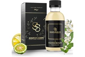 Signature Scents - Luxury Hotel Fragrances - Hotel Fragrance Oil - Diffuser Oil Blends for Aromatherapy (Ocean Bungalow) 4.05 Fl Oz (120ml)
