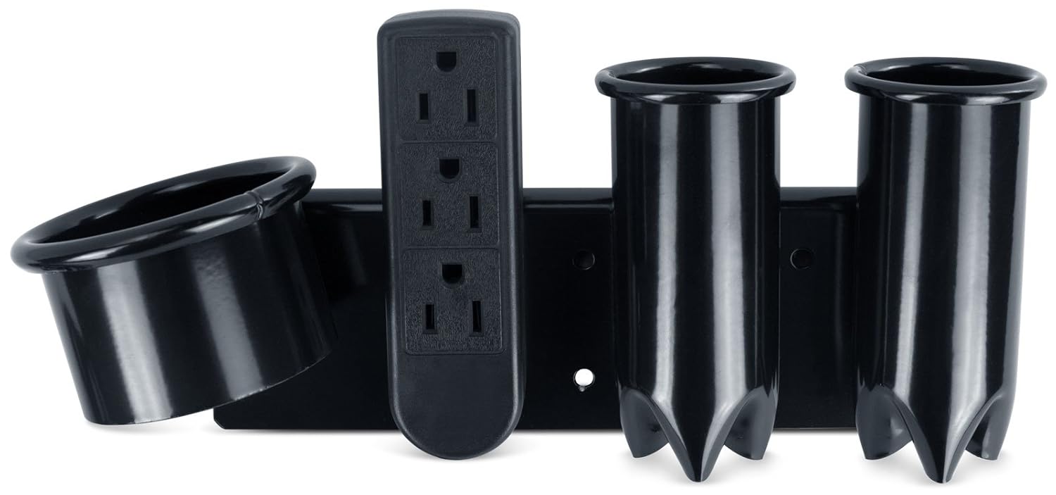 "Wells" Station Appliance Dryer Iron Holder W/Outlet
