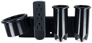 "Wells" Station Appliance Dryer Iron Holder W/Outlet