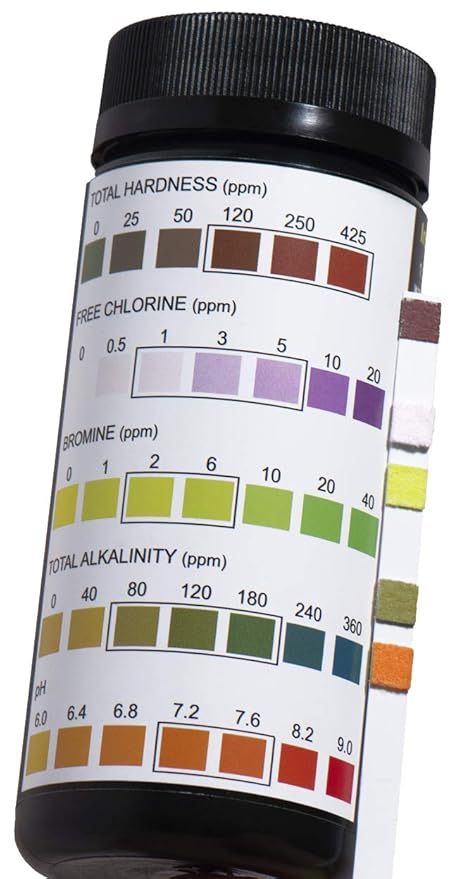 Jnw Direct Spa Test Strips For Hot Tubs 5 In 1 Best Kit For Accurate Water Quality Testing At Home 100 Strip Mega Pack