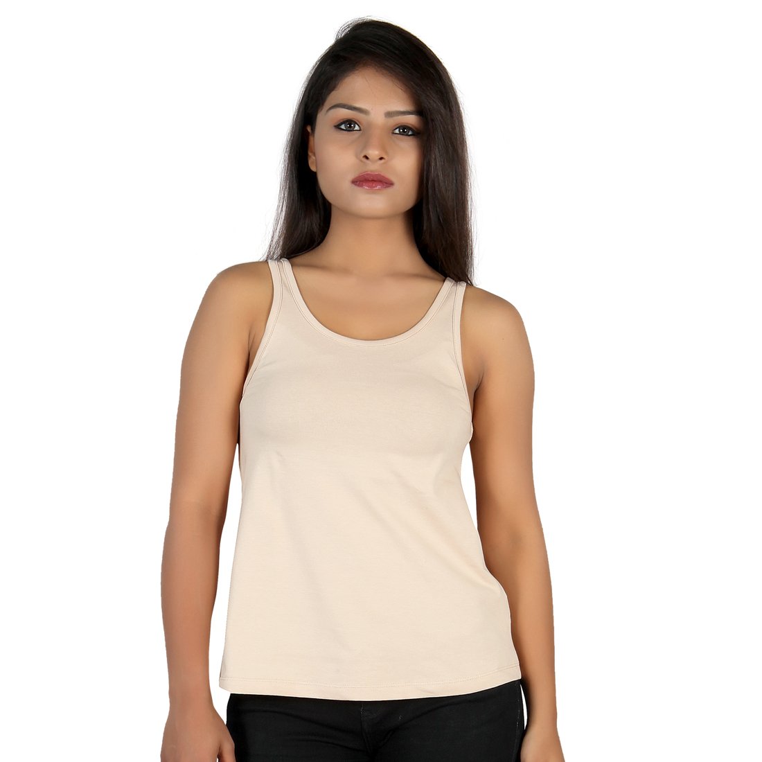 letizia women's cotton a-line tank top