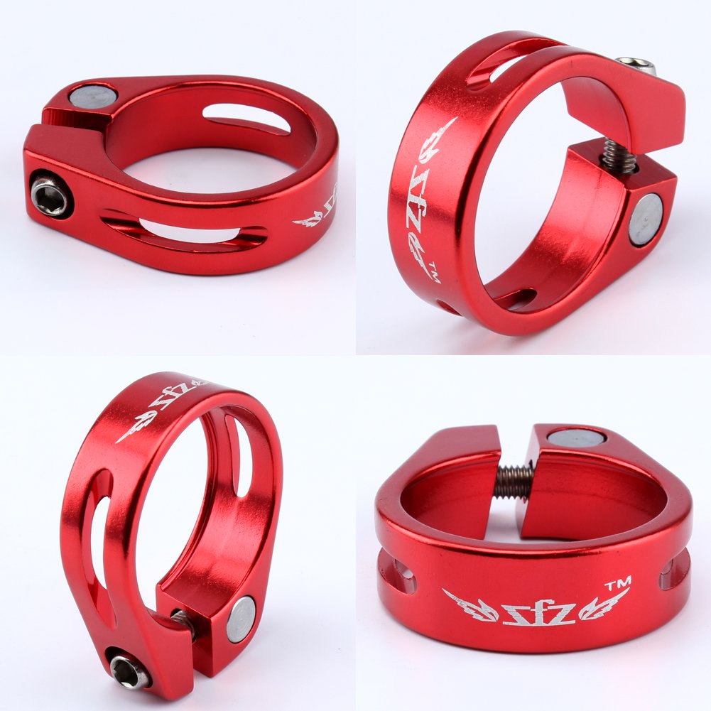 Morsetto Sella Bici Morsetto For Tubo Sella For Mountain Bike Morsetto For Tubo Sella For Bicicletta Blocco Fibbia A Sgancio Rapido Morsetto For Tubo Sella Ultraleggero In Alluminio Parte Della Bicicl - Foto 9