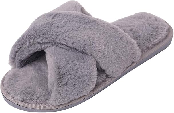 open toe slippers