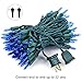 Brizled Blue Christmas Lights, 33ft 100 LED Christmas String Lights, 120V UL Certified Plug-in Xmas Tree Light Connectable Mini Xmas Light Waterproof for Home Party Wedding Indoor Outdoor Decorations