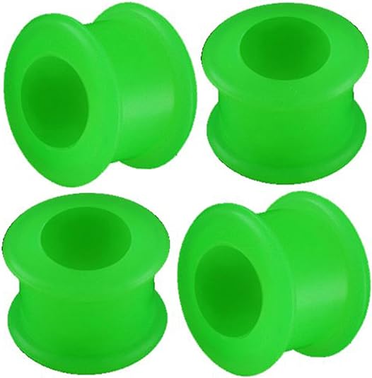 Amazon Bodyjewellery 9 16 Gauge 14mm Green Double Flare Tunnels Ear Plugs SI01 Wholesale