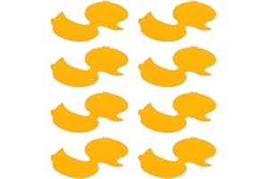 HOLIDYOYO 24pcs Non-Slip Bathtub Stickers Cute Duck Shape Anti-Slip Shower Floor Decals Soft Rubber Adhesive