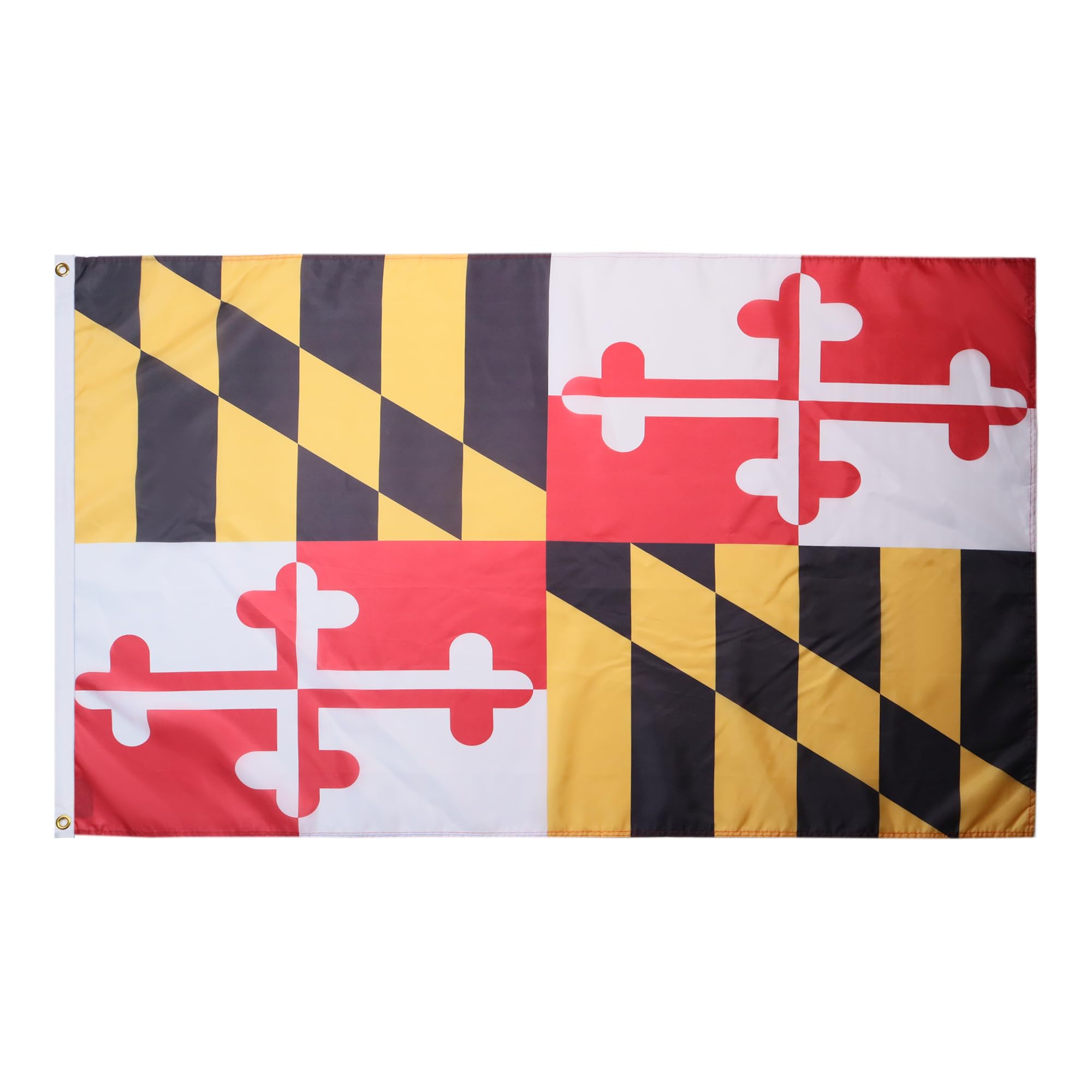 AZ FLAG - Maryland Flag - 2x3 Ft - 100D Polyester Us State Of Maryland Banner with Two Metal Grommets - Fade Resistant - Vivid Colors - 2' x 3' Feet - 90x60 Cm — image 1