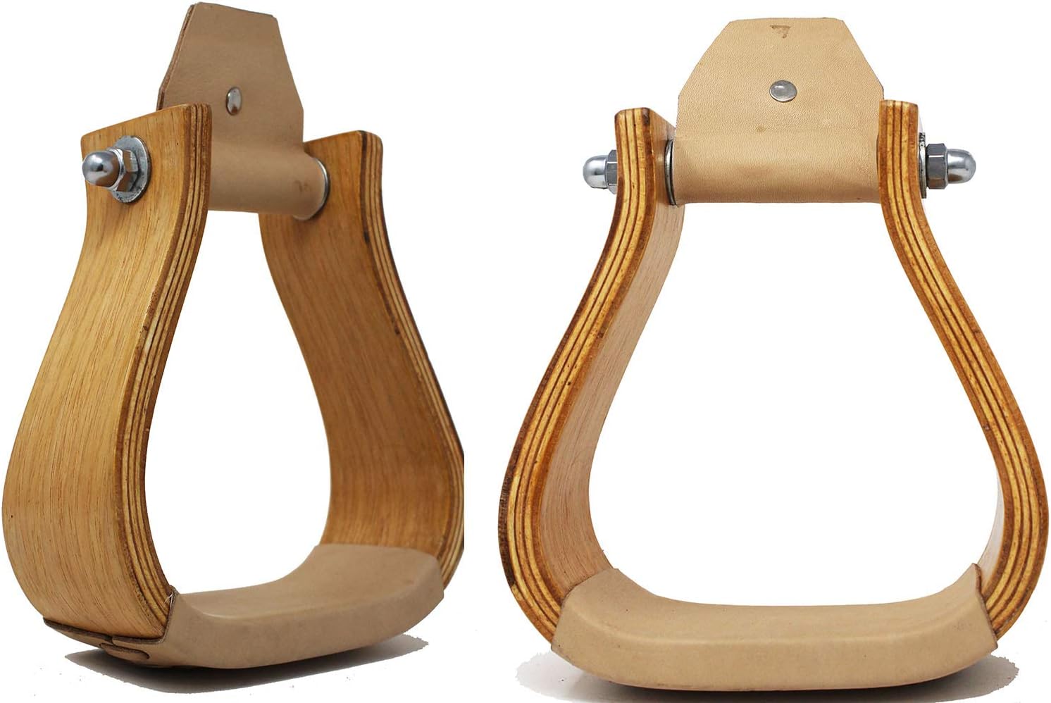 Stirrups Weaver Leather Wooden Western Stirrups Visalia 3" Tread and 3