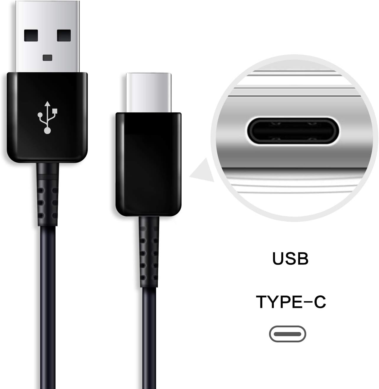 Galaxy S9 Charger,Galaxy S8 Charger,for Samsung S8/S8plus/S9/S9plus/S10/S10plus/NOTE8/NOTE9/Note10/Note 10 pro USB C-Type Adaptive Fast Wall Charger [Includes: 1 Charging adapters +1C-Type Cables]: Home Audio & Theater