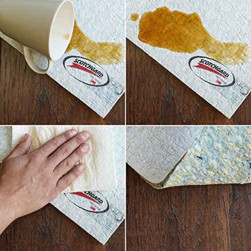 Rug Pad USA, 8'x8', Moisture Barrier, SpillTech Scotchguard 3M Advanced