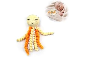 Handmade Crochet Octopus for NICU Babies & Preemies, Scent Bonding Keepsake for Baby, NICU Separation Gift, Soft Comfort Gift